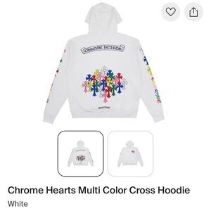 Chrome Hearts Multicolor Cross Hoodie
